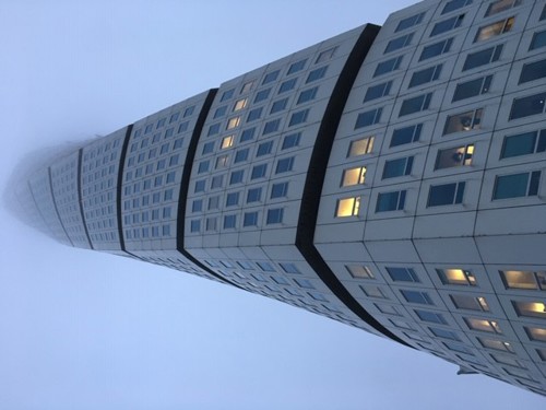 Bild på Turning Torso i Malmö