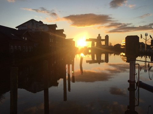 Bild på solnedgång